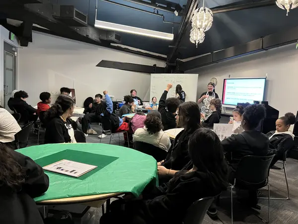 Support circle sharing experiences in identity-affirming space